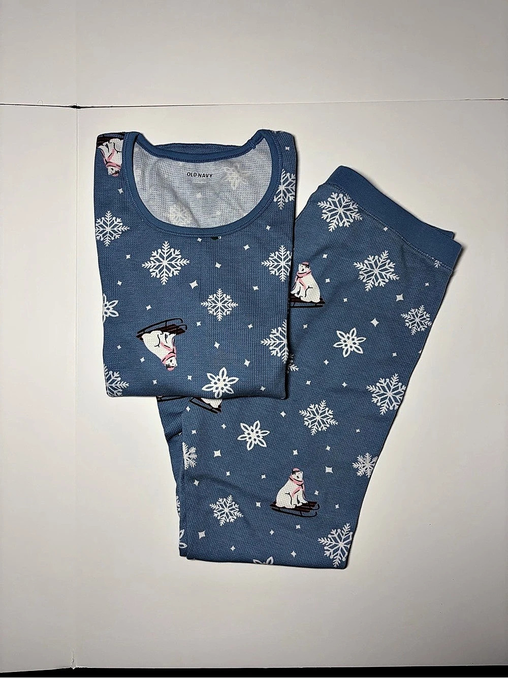Old Navy Women's Snowman Pajama Set Size Large
